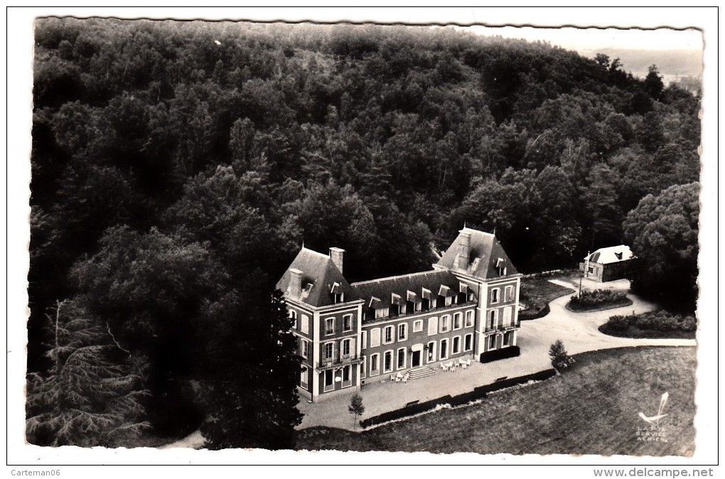 27 - Serquigny - En Avion Au-dessus De .. - Château De Maubuisson - Editeur: Lapie N° 2 - Serquigny
