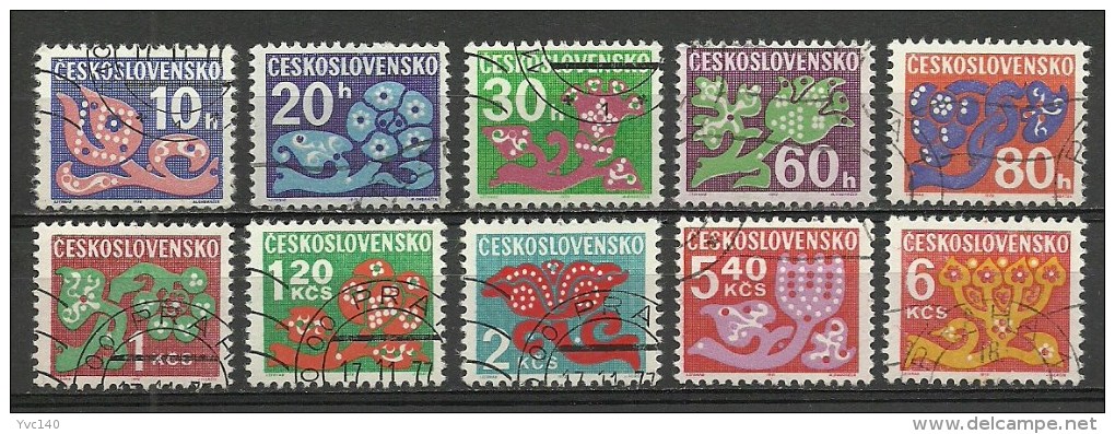 Czechoslovakia ; 1971 Postage Due Stamps - Timbres-taxe