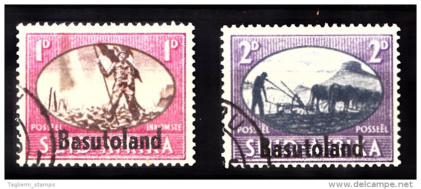 Basutoland, 1945, SG 29 - 31, Single Used - 1933-1964 Colonia Británica