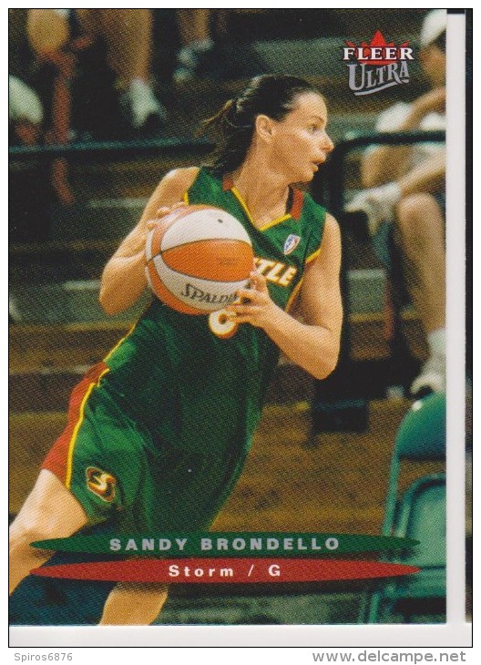 WNBA 2003 Fleer Card SANDY BRONDELLO Women Basketball SEATTLE STORM - Tarjetas