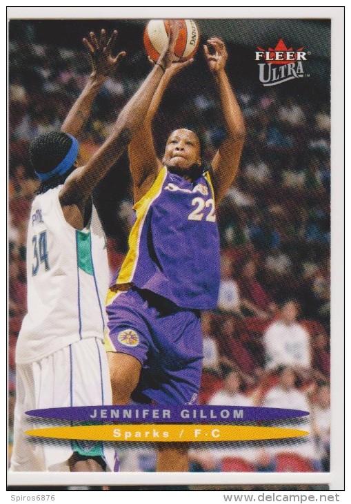 WNBA 2003 Fleer Card JENNIFER GILLOM Women Basketball LOS ANGELES SPARKS - Tarjetas