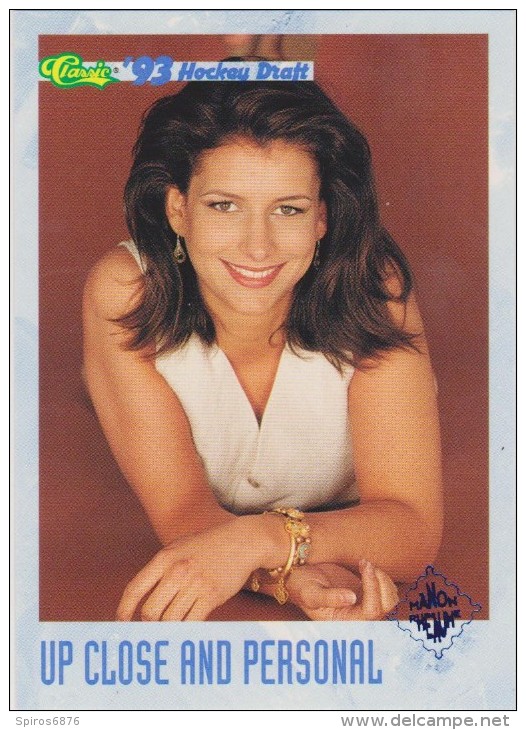 1993 Classic Hockey Draft #150 Card MANON RHEAUME CANADA Women ICE HOCKEY - Trading Cards