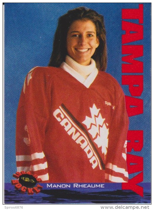 1994 Classic Pro Hockey  #120 Card MANON RHEAUME CANADA Women ICE HOCKEY - Tarjetas