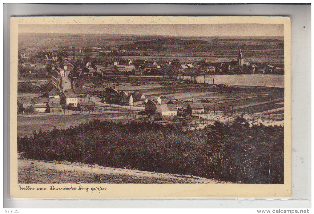 0-1712 TREBBIN, Panorama, 1935 - Trebbin