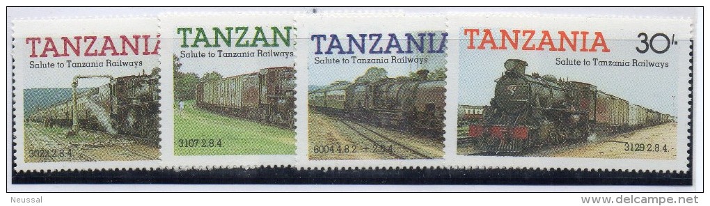 Serie Nº 719/22  Tanzania - Treni