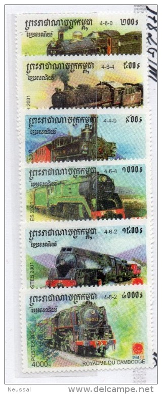 Serie Nº  1782 G/M Camboya - Treni