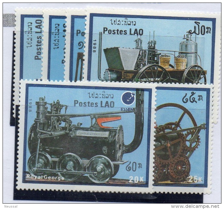 Serie Nº 853/58 Laos - Treni