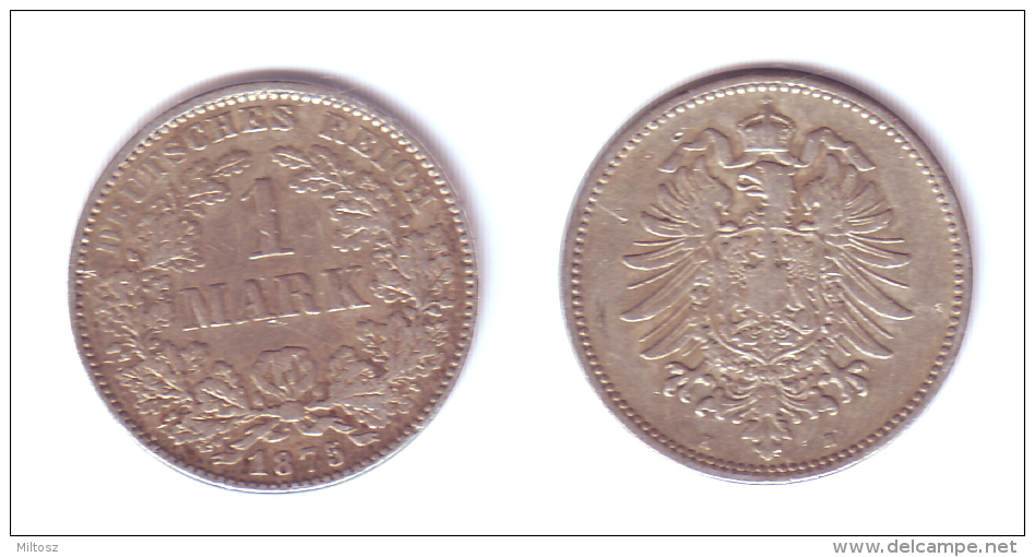 Germany 1 Mark 1875 H - 1 Mark