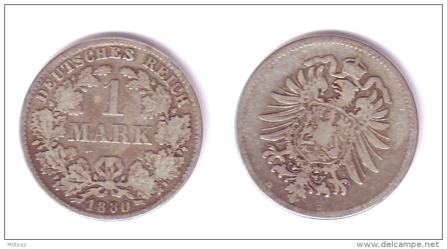 Germany 1 Mark 1880 D - 1 Mark