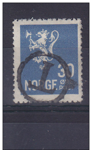 Norwegen T Cls Type 2 On Michel Cat.No. 127 - Revenue Stamps