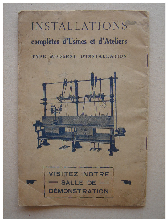 Catalogue  - Ets FISSEAU Et COCHOT - Appreils Outillage Machine-outils Outils Moteur Electrique - Bricolage / Technique