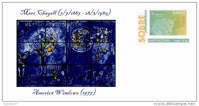 Spain 2013 - Marc Chagall (1887-1985) Collection - Special Prepaid Cover - Other & Unclassified