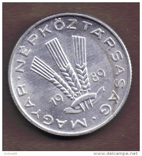 HUNGARY 20 FILLER 1989 - Hungría