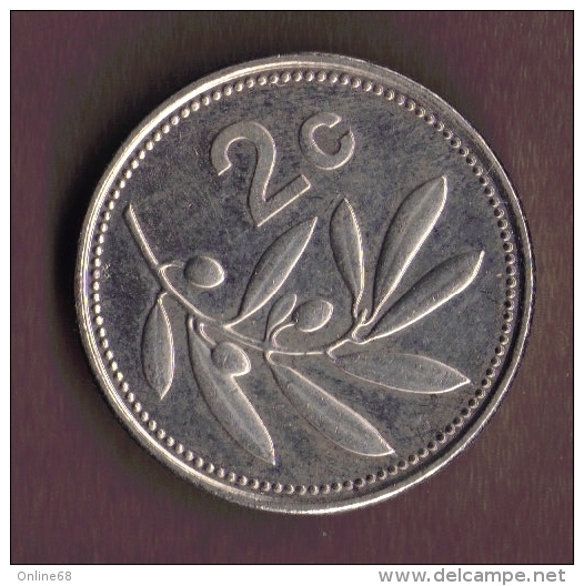 MALTA 2 CENTS 2002 - Malte