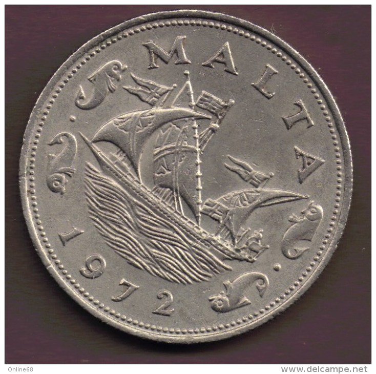 MALTA 10 CENTS 1972 - Malta