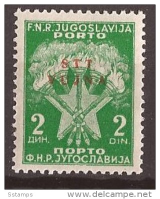 1952  11-18  TRIESTE ZONA B  JUGOSLAVIJA SLOVENIJA PORTO  MNH - Neufs