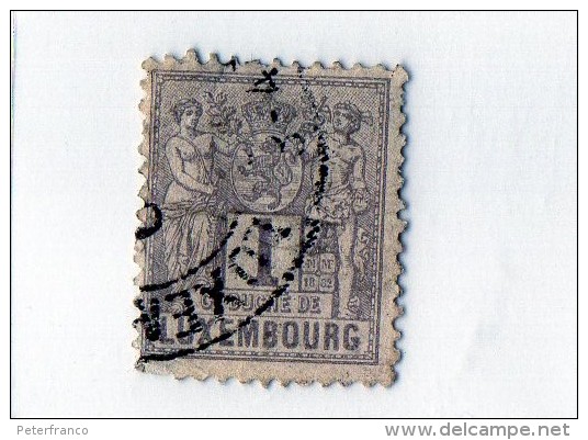 B - 1882 Lussemburgo - Allegoria - 1882 Allegory