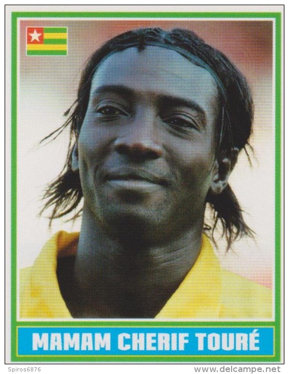 Merlin's England By Topps Europe World Cup 2006 Football Sticker MAMAM CHERIF TOURE Team TOGO - Altri & Non Classificati