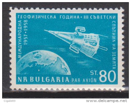 Bulgarie N° PA 74 *** Année Géophysique Internationale - Spoutnik III - 1958 - Airmail