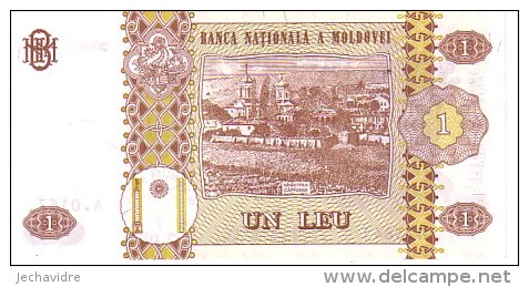 MOLDAVIE   1 Leu  Emission De 2006   Pick 8       ***** BILLET  NEUF ***** - Moldova