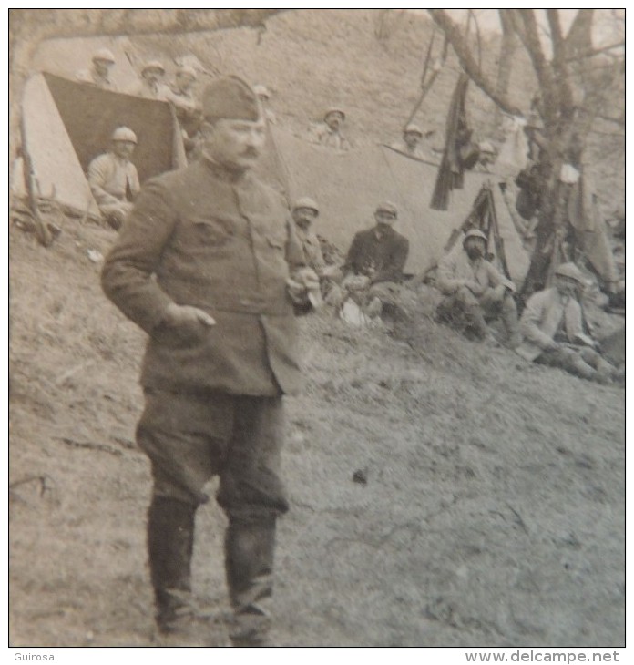 Troupes Au Cantonnement Au Bivouac De P...  -  1916 - Guerra 1914-18