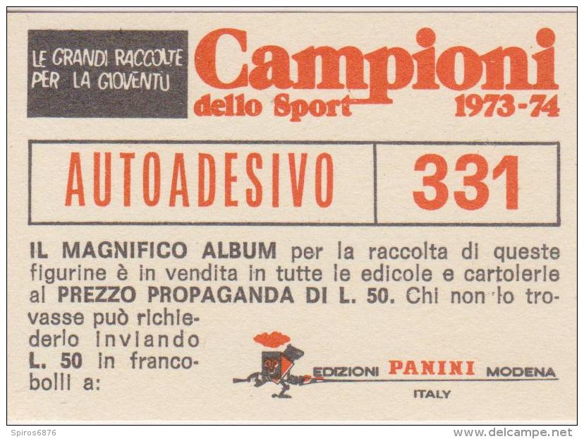 PANINI 2 COMIC FENCING STICKERS Sport Champions Series 1973 - Edizione Italiana