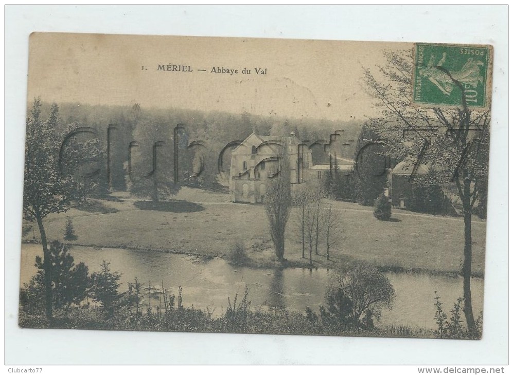 Mériel (95) : Abbaye Du Val En 1924 PF. - Meriel