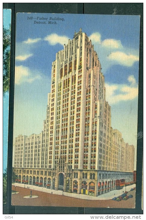 N°248  -  Fisher Building , Detroit , Mich.  - Lwh02 - Detroit