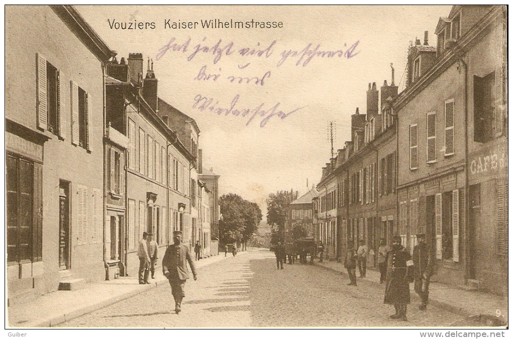 Vouziers 08 Kaiser Wilhelmstrasse (café) - Vouziers