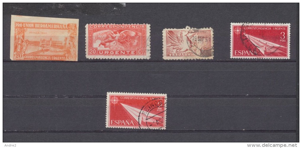 Espagne - Espana - Spain  Express Lot De Timbres Oblitérés - Correo Urgente