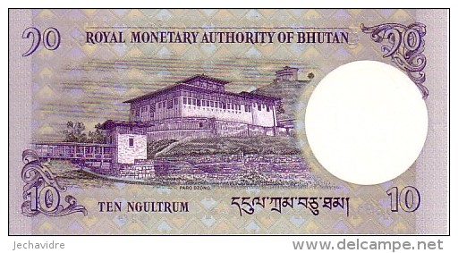 BHOUTAN   10  Ngultrum   Series 2006   Pick 29 A            ***** BILLET  NEUF ***** - Bhutan