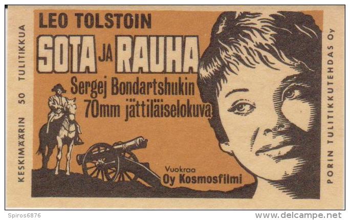 Amazing Movie Set 4 Small FINNISH Trading Cards 1970's Cinema Posters In Matchboxes - Andere & Zonder Classificatie