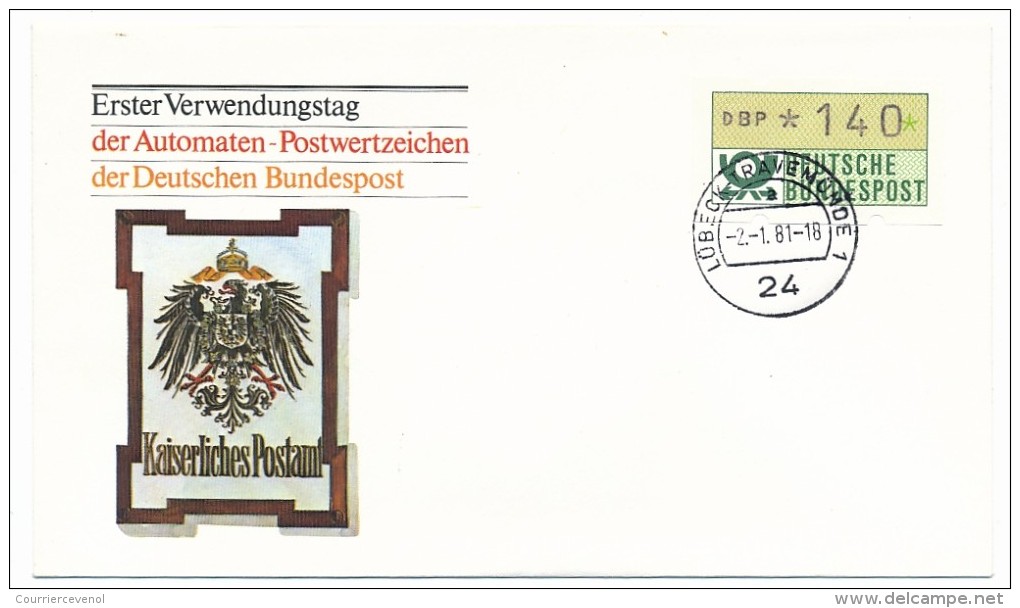 ALLEMAGNE - 20 Documents Avec étiquettes De Distributeurs - 1981 - à étudier - Machine Labels [ATM]