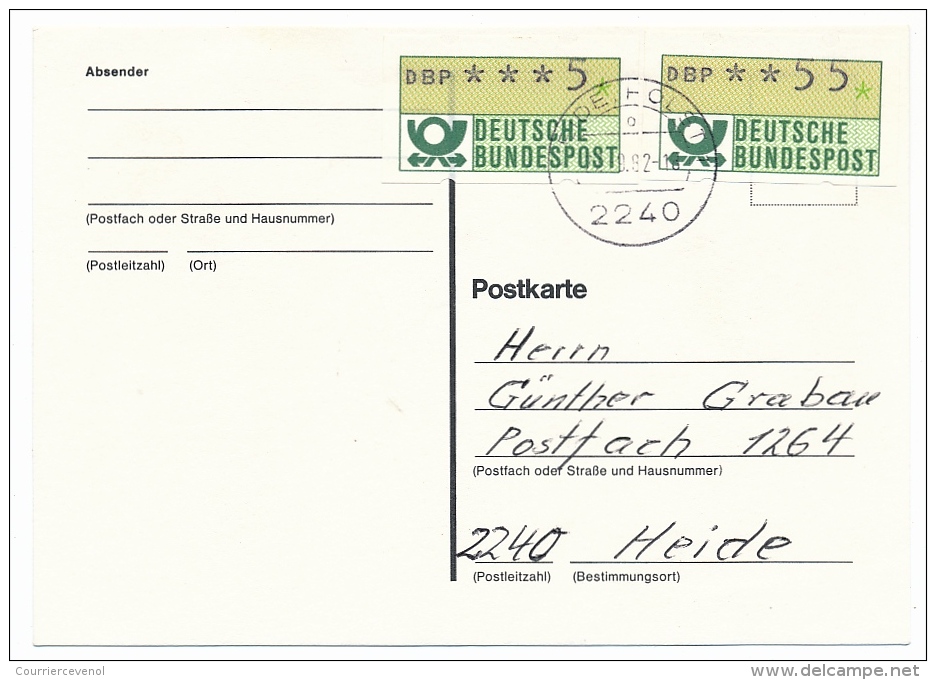 ALLEMAGNE - 20 documents avec étiquettes de distributeurs - 1981 - à étudier