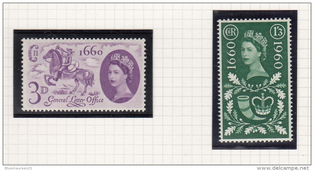Tercentenary Of Establishment Of General Letter Office - Unused Stamps