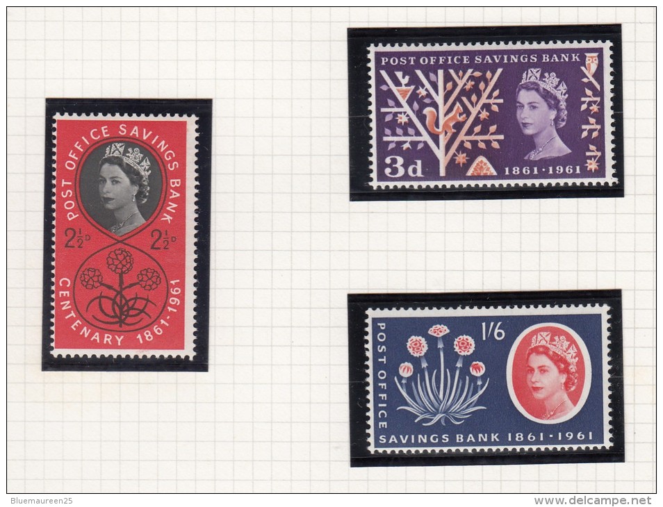 Centenary Of Post Office Savings Bank - Unused Stamps