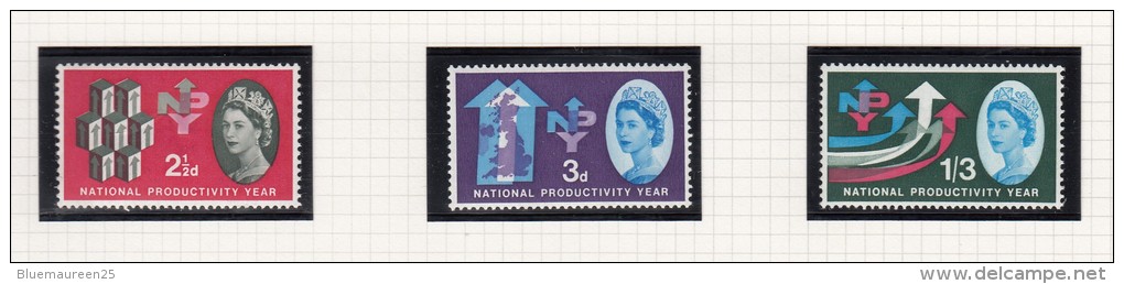 National Productivity Year - 1962 - Unused Stamps