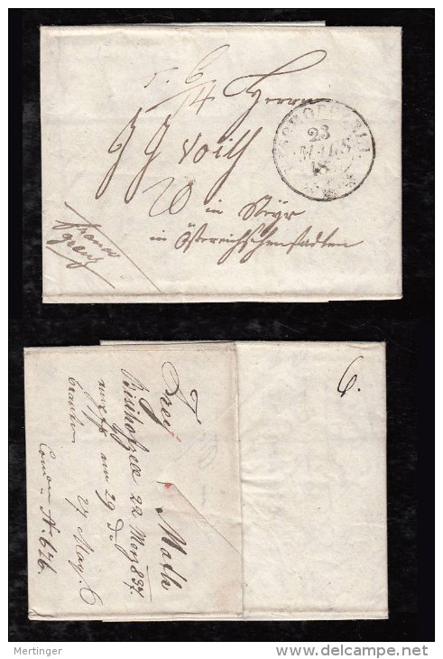 Schweiz 1837 Brief BISCHOFSZELL Mit Inhalt - ...-1845 Voorlopers