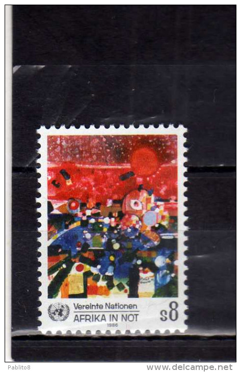 UNITED NATIONS AUSTRIA VIENNA WIEN - ONU - UN - UNO 1986 AFRICA IN CRISIS MNH - Ungebraucht