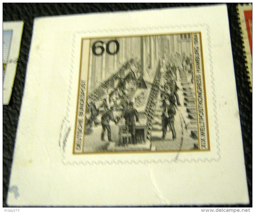 Germany 1984 Printed Stationary World Postal Congress Hamburg 60pf - Used - Otros & Sin Clasificación
