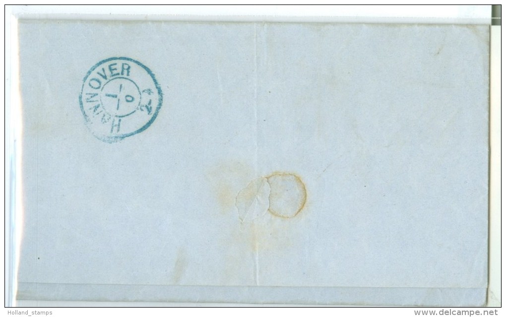 HANDGESCHREVEN BRIEF Uit 1864 Van AMSTERDAM  Naar HANNOVER DEUTSCHLAND (8440) - ...-1852 Voorlopers