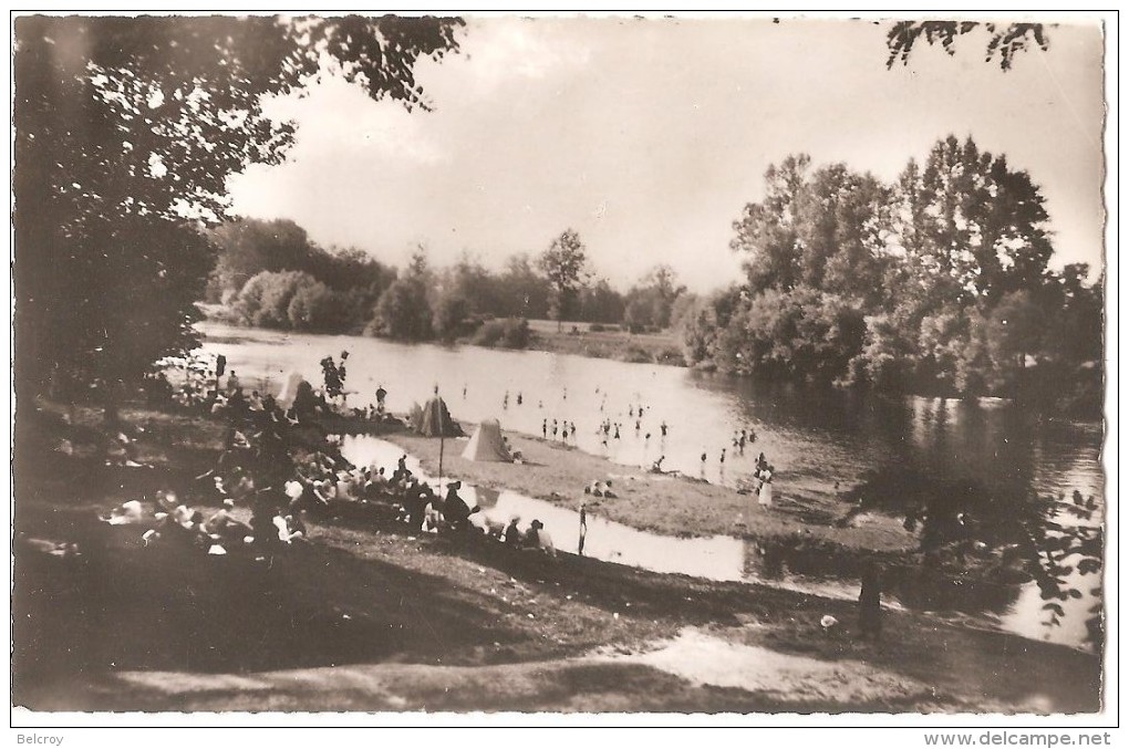 Dépt 36 - CHABRIS - La Plage - (baignade) - CPSM 8,9 X 13,9 Cm - Autres & Non Classés