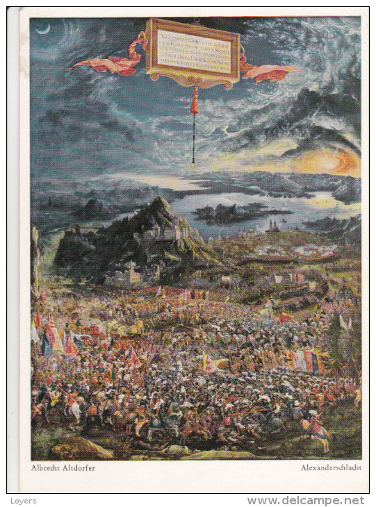 Albrecht ALTDORFER.  La Victoire D'Alexandre Le Grand Sur Darius.  (scan Vverso). - Paintings