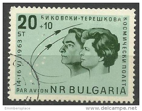 Bulgaria - 1963 Women Cosmonauts 20+10s CTO    SG 1389  Sc CB3 - Airmail