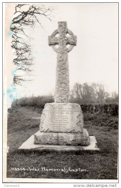 Cambridgeshire War Memorial Caxton - Otros & Sin Clasificación