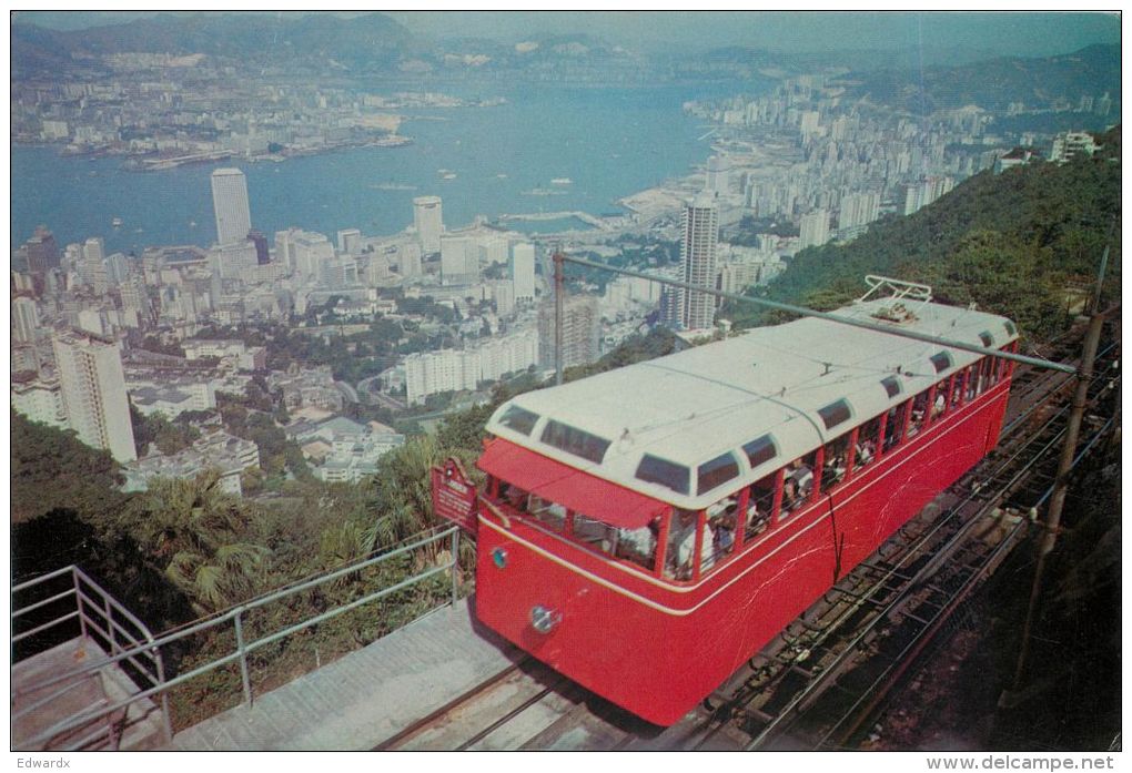 Peak Tramway, Hong Kong Postcard - Chine (Hong Kong)