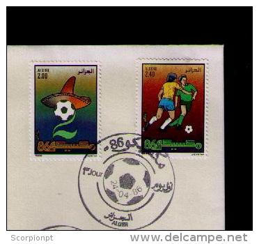 ALGERIE Mexico Mexique WFIFA Football Soccer Championship Fdc 1986 Sports Sp2895 - 1986 – Mexico