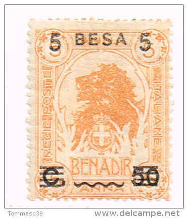Italia Colonie - SOMALIA  - Sass. 37  - NUOVI (*) - Somalia