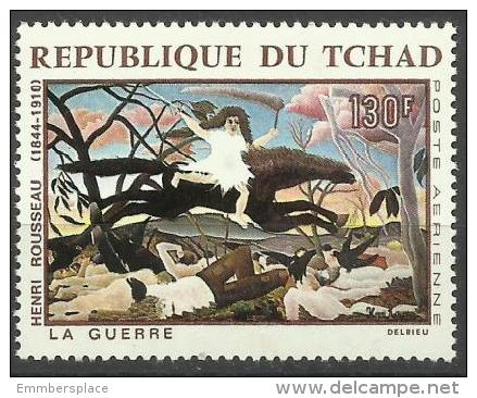 Chad - 1968 The War (painting) 130f MLH *   SG 208  Sc C44 - Chad (1960-...)