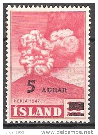 ICELAND   #   STAMPS FROM YEAR 1954 " STANLEY GIBBONS 324" - Nuevos